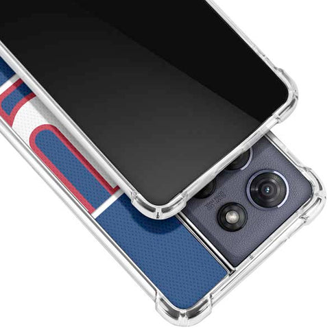 NFL New York Giants Zone Block Moto G Play 5G (2025) Clear Case