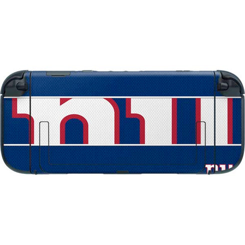 NFL New York Giants Zone Block Nintendo Switch 2 (2025) with Joy-Con Skin