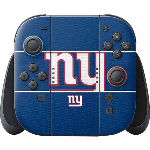 NFL New York Giants Zone Block Nintendo Switch 2 (2025) Joy-Con Controller Skin