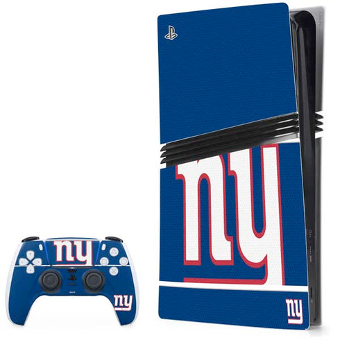 NFL New York Giants Zone Block PS5 Pro Bundle Skin