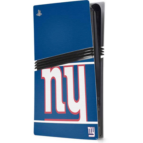 NFL New York Giants Zone Block PS5 Pro Console Skin