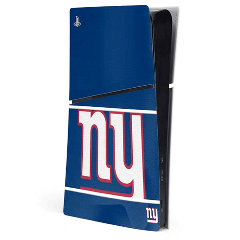 NFL New York Giants Zone Block PS5 Slim Digital Edition Console Skin