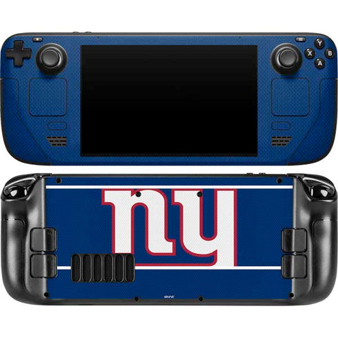 NFL New York Giants Zone Block Steam Deck Handheld Gaming Computer OLED Skin