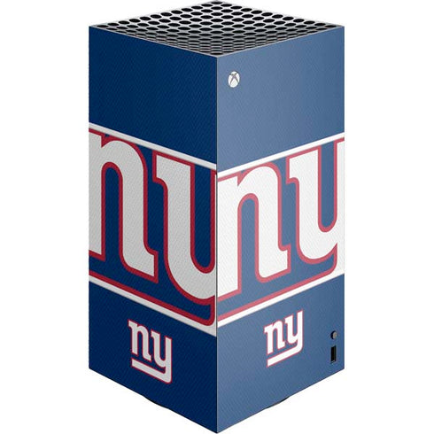 NFL New York Giants Zone Block XBox Series X Digital Edition Console Skin