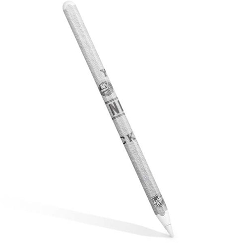 NHL New York Islanders Black Text Apple Pencil (2nd Gen 2019) Skin