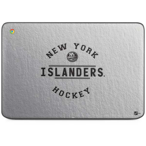 NHL New York Islanders Black Text HP Chromebook Skin