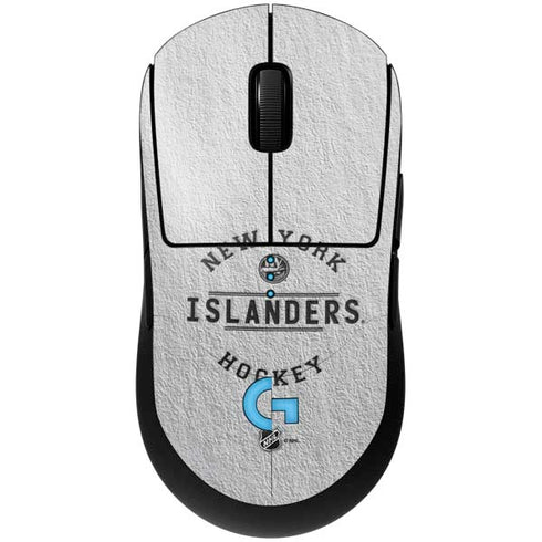 NHL New York Islanders Black Text G Pro Wireless Gaming Mouse Skin