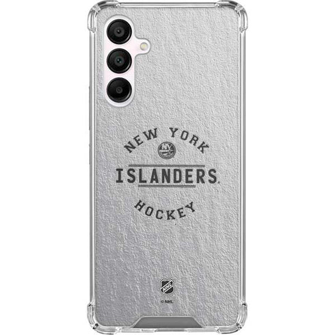 NHL New York Islanders Black Text Galaxy A16 5G Clear Case