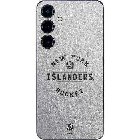 NHL New York Islanders Black Text Galaxy A16 5G Skin