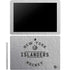 NHL New York Islanders Black Text Galaxy Book 12in Skin