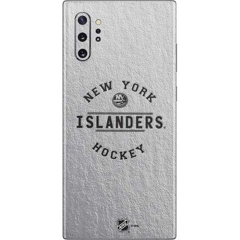 NHL New York Islanders Black Text Galaxy Note 10 Plus Skin