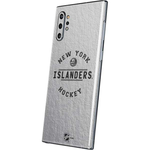 NHL New York Islanders Black Text Galaxy Note 10 Plus Skin