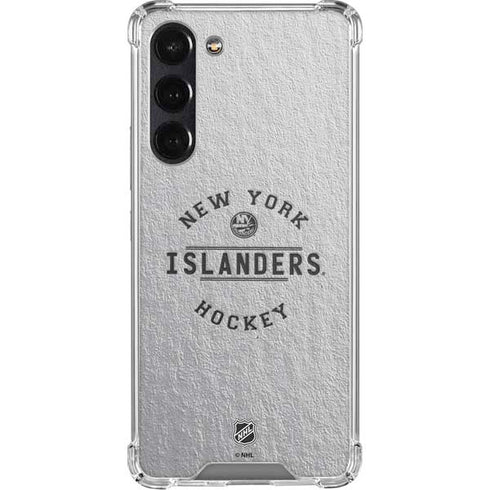 NHL New York Islanders Black Text Galaxy S24 FE Clear Case