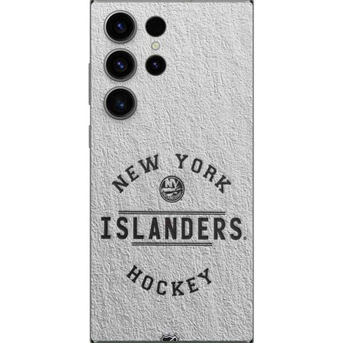 NHL New York Islanders Black Text Galaxy S24 Ultra Skin
