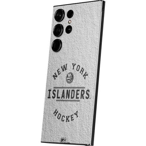 NHL New York Islanders Black Text Galaxy S24 Ultra Skin