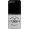 NHL New York Islanders Black Text Galaxy Z Flip6 Skin