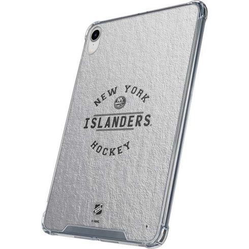 NHL New York Islanders Black Text iPad 11th Gen (2025) Clear Case