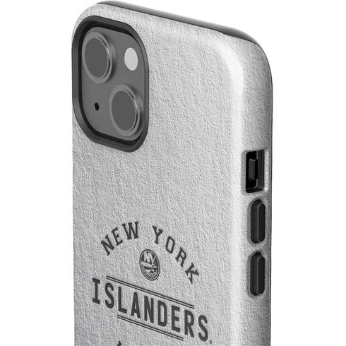 NHL New York Islanders Black Text iPhone 15 Impact Case