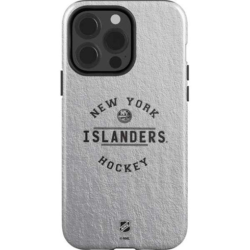 NHL New York Islanders Black Text iPhone 15 Pro Impact Case