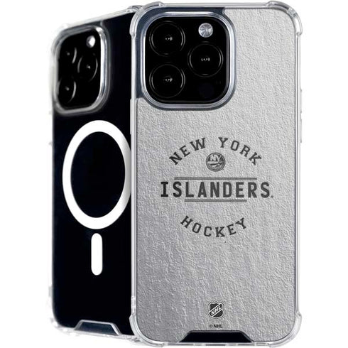 NHL New York Islanders Black Text iPhone 16 Pro MagSafe Case