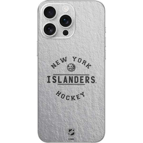 NHL New York Islanders Black Text iPhone 16 Pro Max Skin
