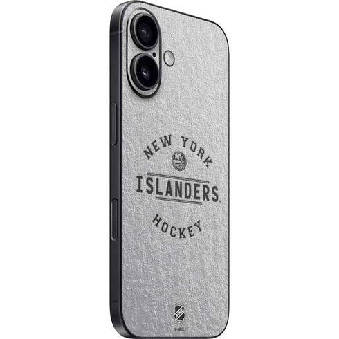 NHL New York Islanders Black Text iPhone 16 Skin