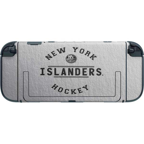 NHL New York Islanders Black Text Nintendo Switch 2 (2025) with Joy-Con Skin