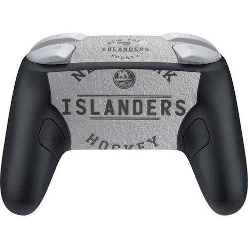 NHL New York Islanders Black Text Nintendo Switch 2 (2025) Pro Controller Skin