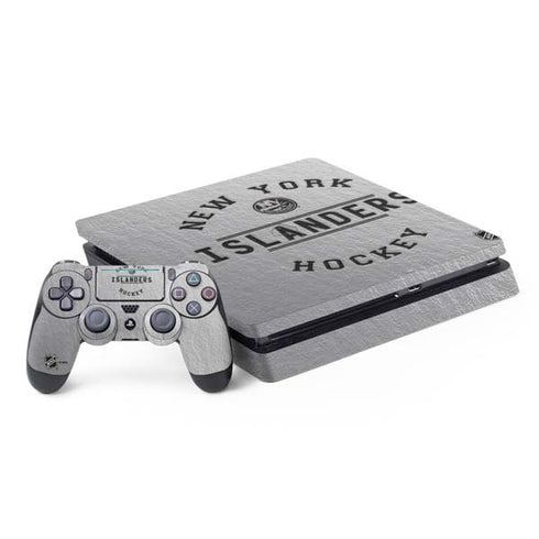 NHL New York Islanders Black Text PlayStation PS4 Skins