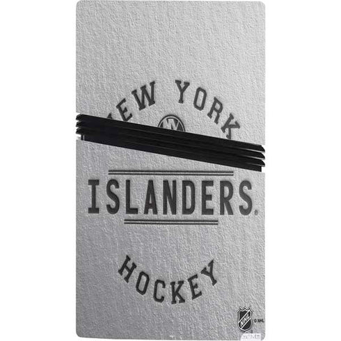 NHL New York Islanders Black Text PS5 Pro Bundle Skin