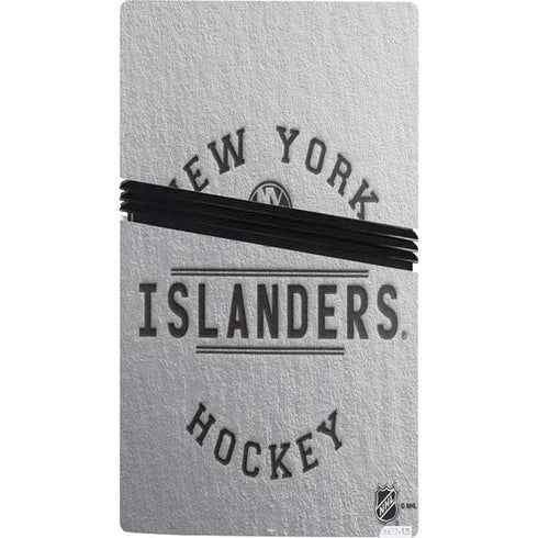NHL New York Islanders Black Text PS5 Pro Console Skin