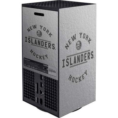 NHL New York Islanders Black Text XBox Series X Digital Edition Bundle Skin