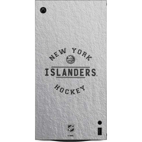 NHL New York Islanders Black Text XBox Series X Digital Edition Console Skin