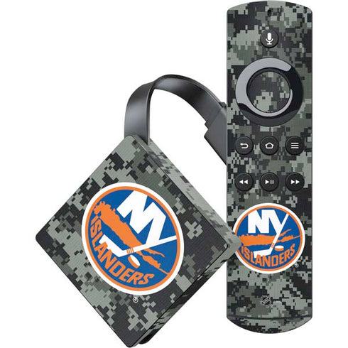 NHL New York Islanders Camo Amazon Fire TV Skin