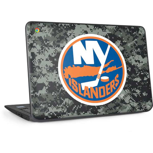NHL New York Islanders Camo HP Chromebook Skin