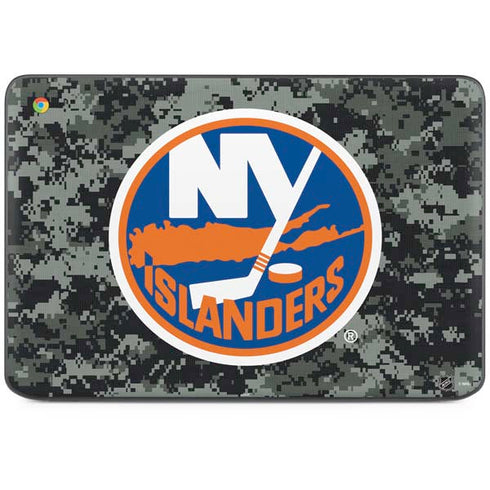 NHL New York Islanders Camo HP Chromebook Skin