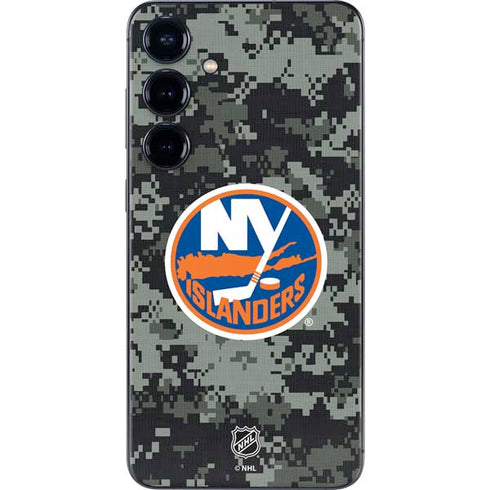 NHL New York Islanders Camo Galaxy S24 Plus Skin