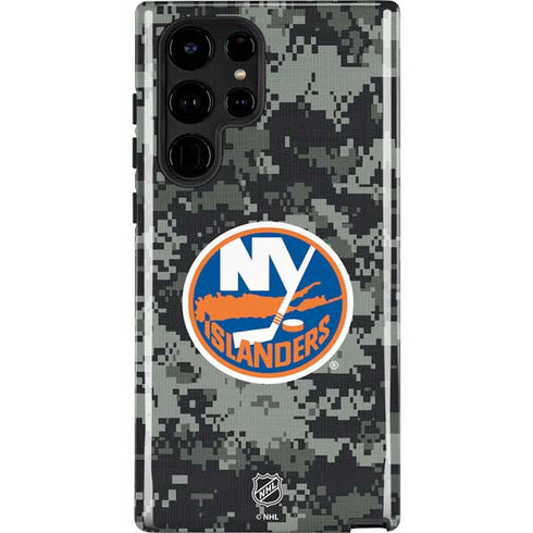 NHL New York Islanders Camo Galaxy S25 Ultra Impact Case