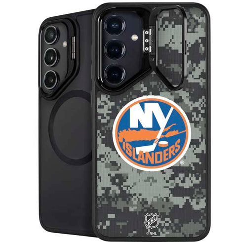 NHL New York Islanders Camo Galaxy S26 Kickstand Case