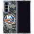 NHL New York Islanders Camo Galaxy Z Fold5 5G Clear Case