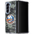 NHL New York Islanders Camo Galaxy Z Fold5 5G Clear Case