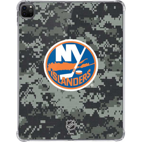 NHL New York Islanders Camo iPad Pro 11in (2024) Clear Case