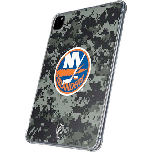 NHL New York Islanders Camo iPad Pro 11in (2024) Clear Case