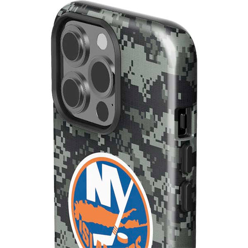 NHL New York Islanders Camo iPhone 15 Pro Impact Case