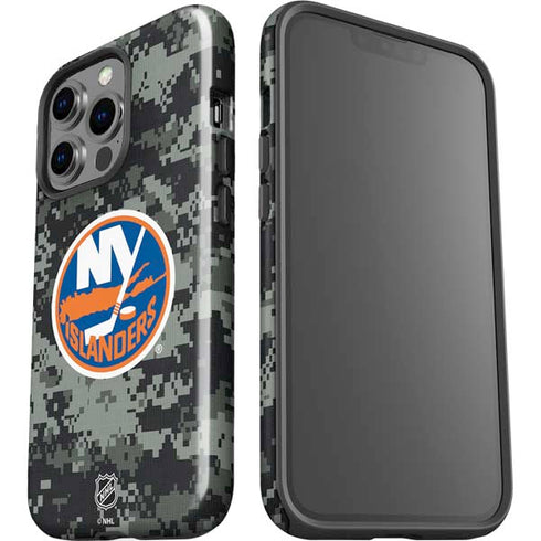 NHL New York Islanders Camo iPhone 15 Pro Impact Case