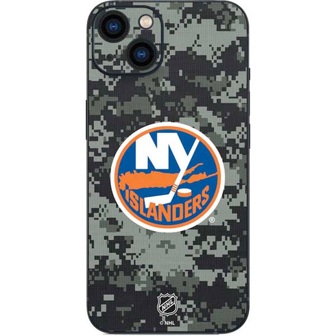 NHL New York Islanders Camo iPhone 15 Skin