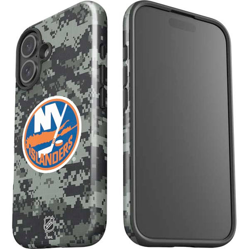 NHL New York Islanders Camo iPhone 16 Plus Impact Case