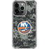 NHL New York Islanders Camo iPhone 16 Pro Clear Case