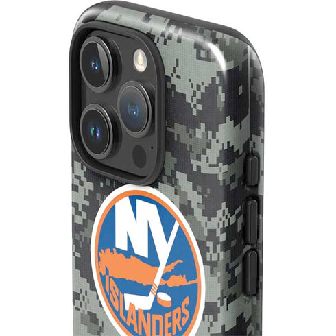 NHL New York Islanders Camo iPhone 16 Pro Impact Case
