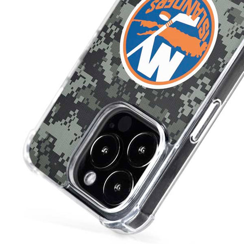 NHL New York Islanders Camo iPhone 16 Pro MagSafe Case